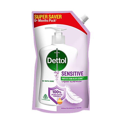Dettol Hand Wash Bottle - Sensitive, 675ml