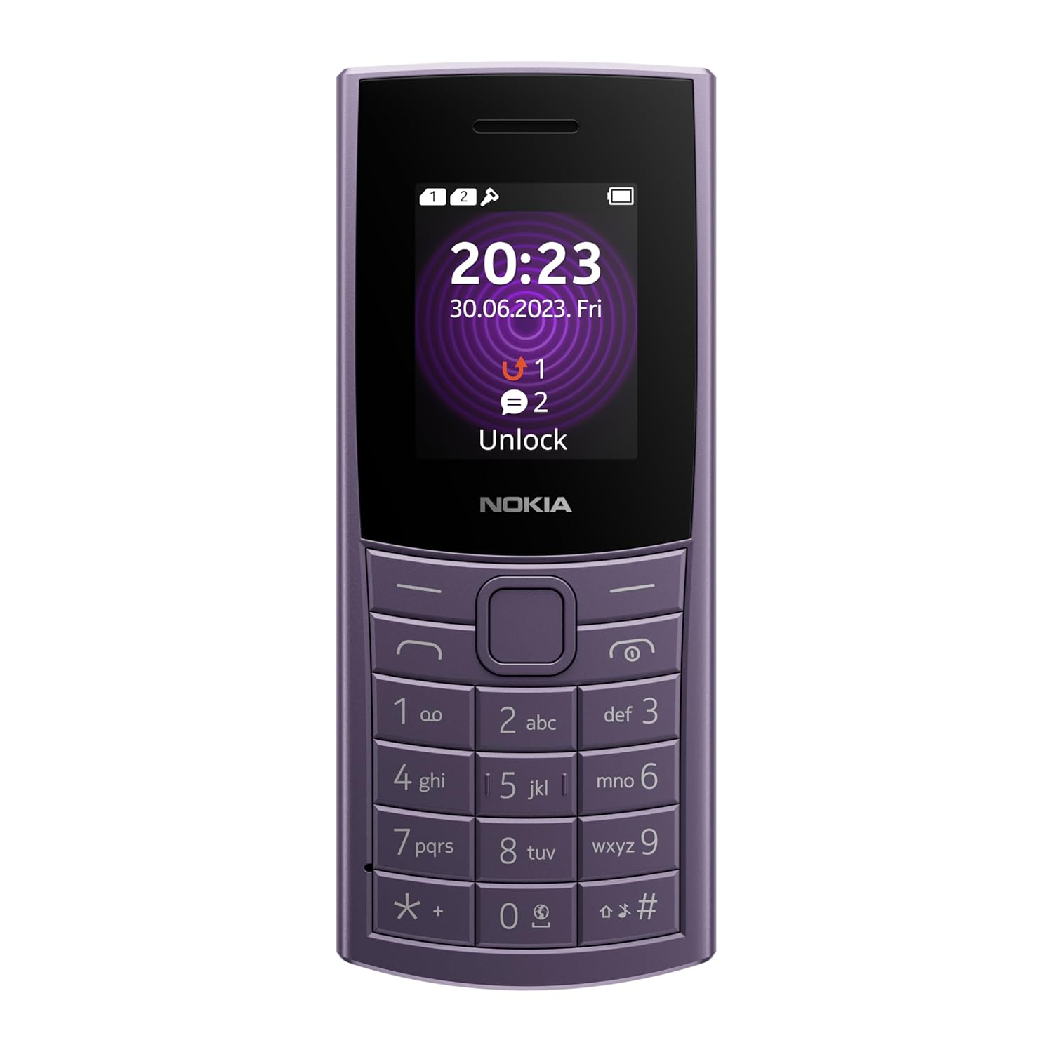 Nokia | TA-1556 | 110 4G Feature Phone (Arctic Purple)