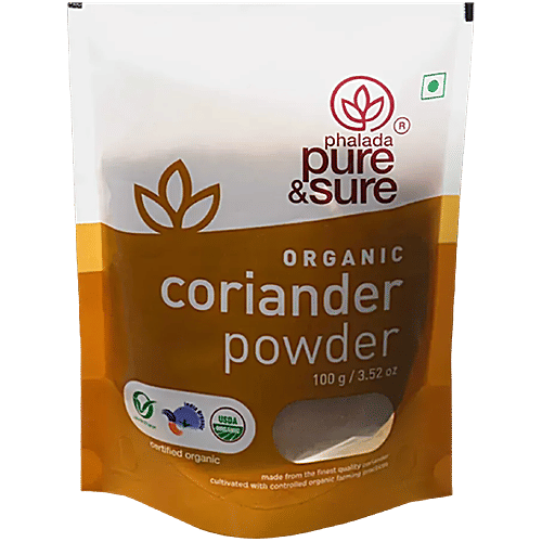 Phalada Pure & Sure Organic Coriander Powder Pouch, 100g