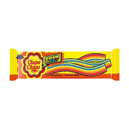Chupa Chups Sour Belt, 55g (1 Mtr)