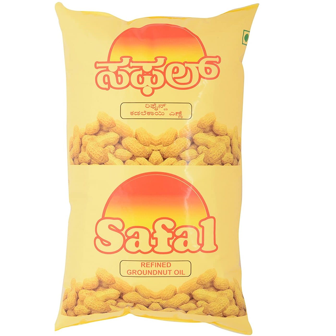 Safal Refined Groundnut Oil Pouch, 1L