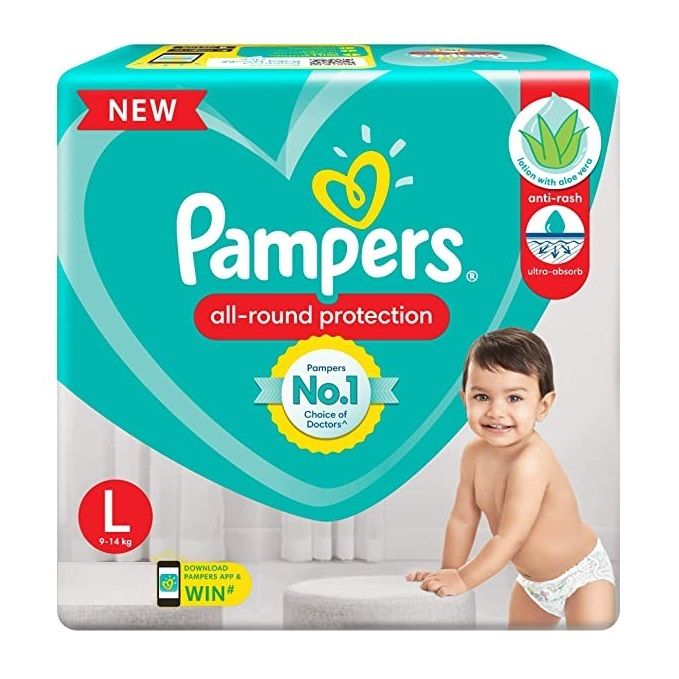 Pampers Baby Dry Pants Style Diapers - L, 12pcs
