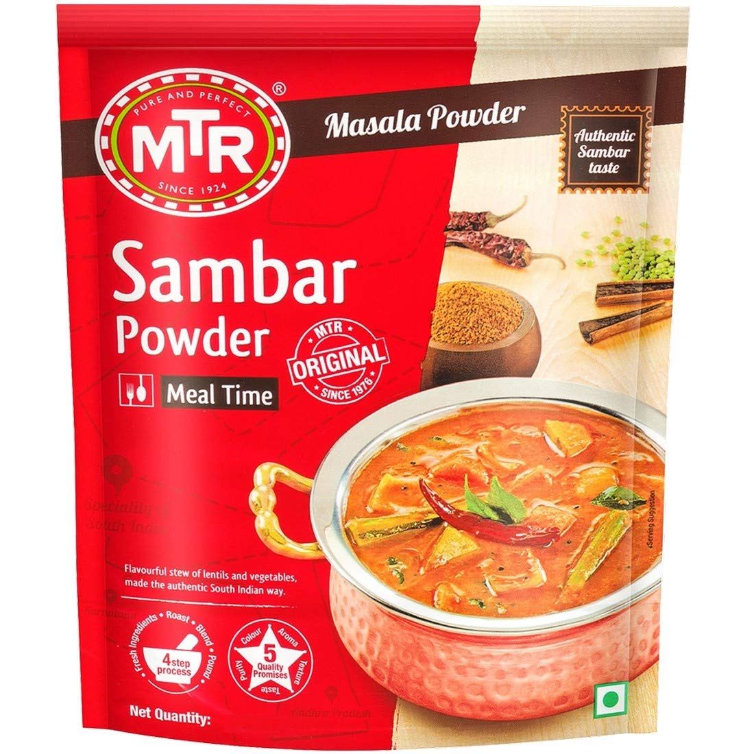 MTR Sambar Powder Pouch, 500g