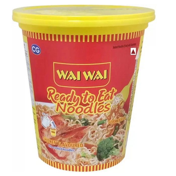 Wai Wai Ready To Eat Non Vegetarian Instant Noodles Cup, 70g
