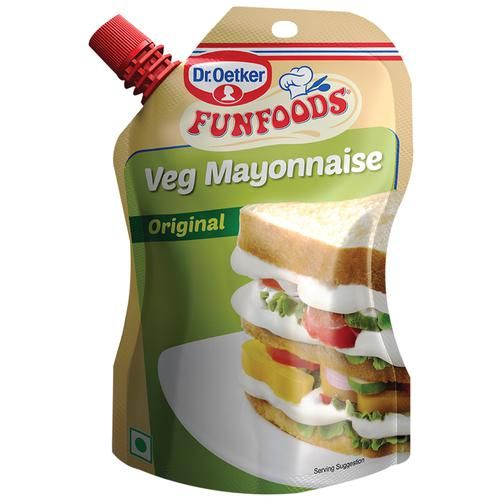 Dr. Oetker Fun Foods Veg Mayonnaise Spout - Original, 100g