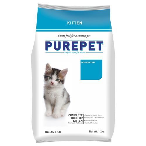 Purepet Kitten Cat Food - Ocean Fish , 1.2kg