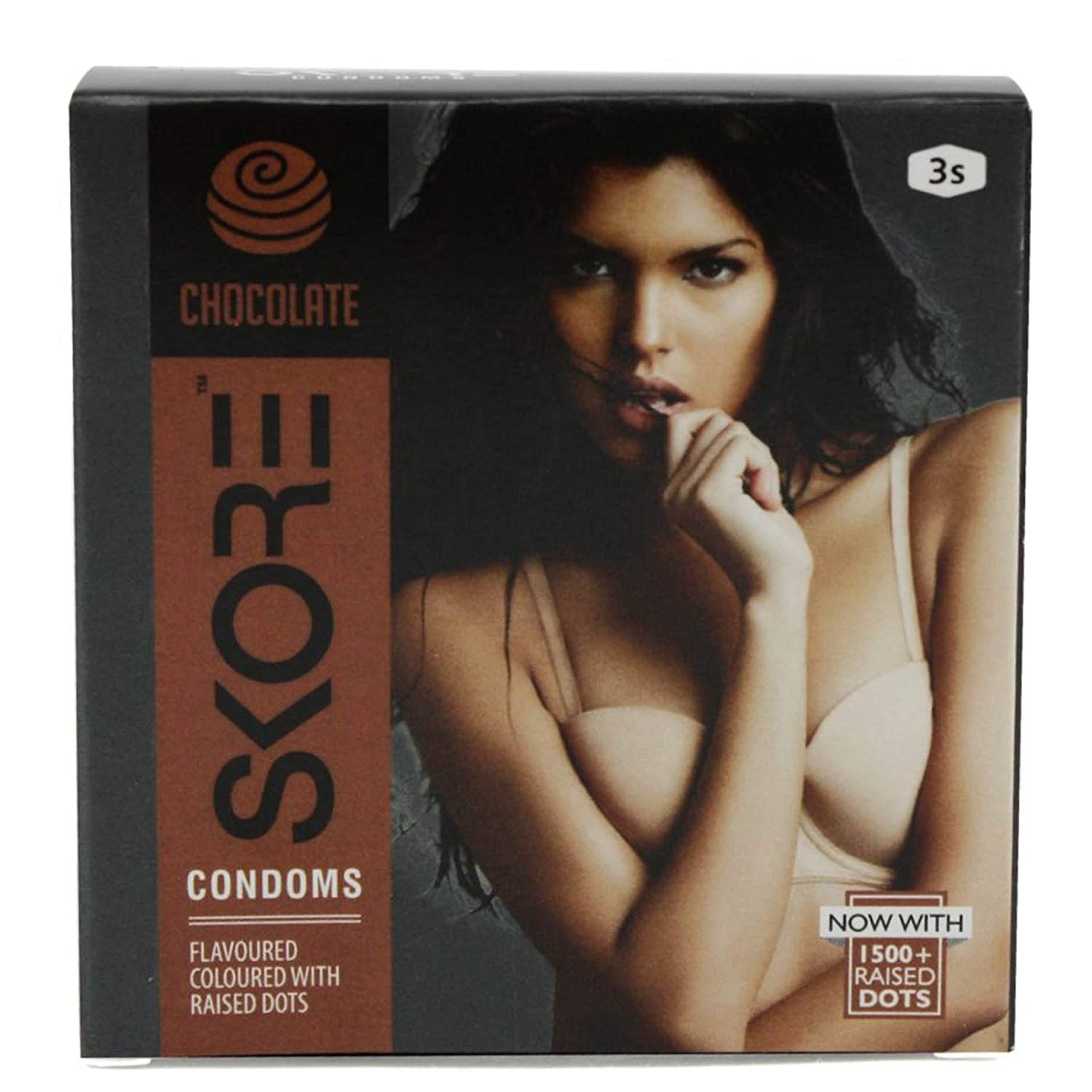 Skore Condoms - Chocolate, 3pc