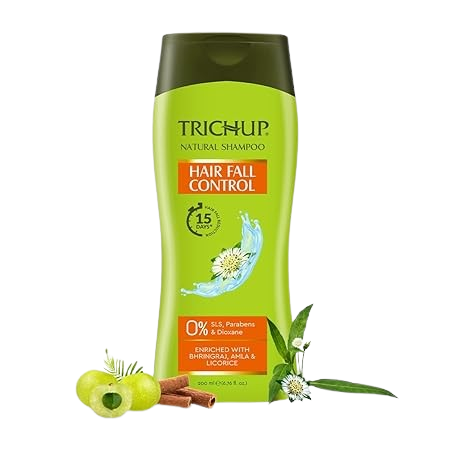 Trichup Hair Fall Control Shampoo - Amla, Licorice & Bhringaraj, 200ml