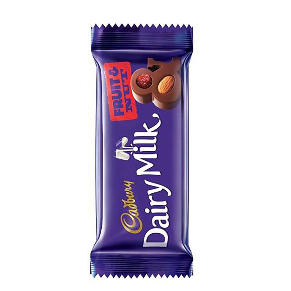 Cadbury Dairy Milk Chocolate - Fruit & Nut, 80g