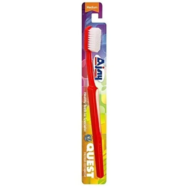 Ajay Quest Premium Toothbrush - Medium, 1pc