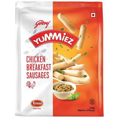 Godrej Yummiez Chicken Breakfast Sausages, 250g