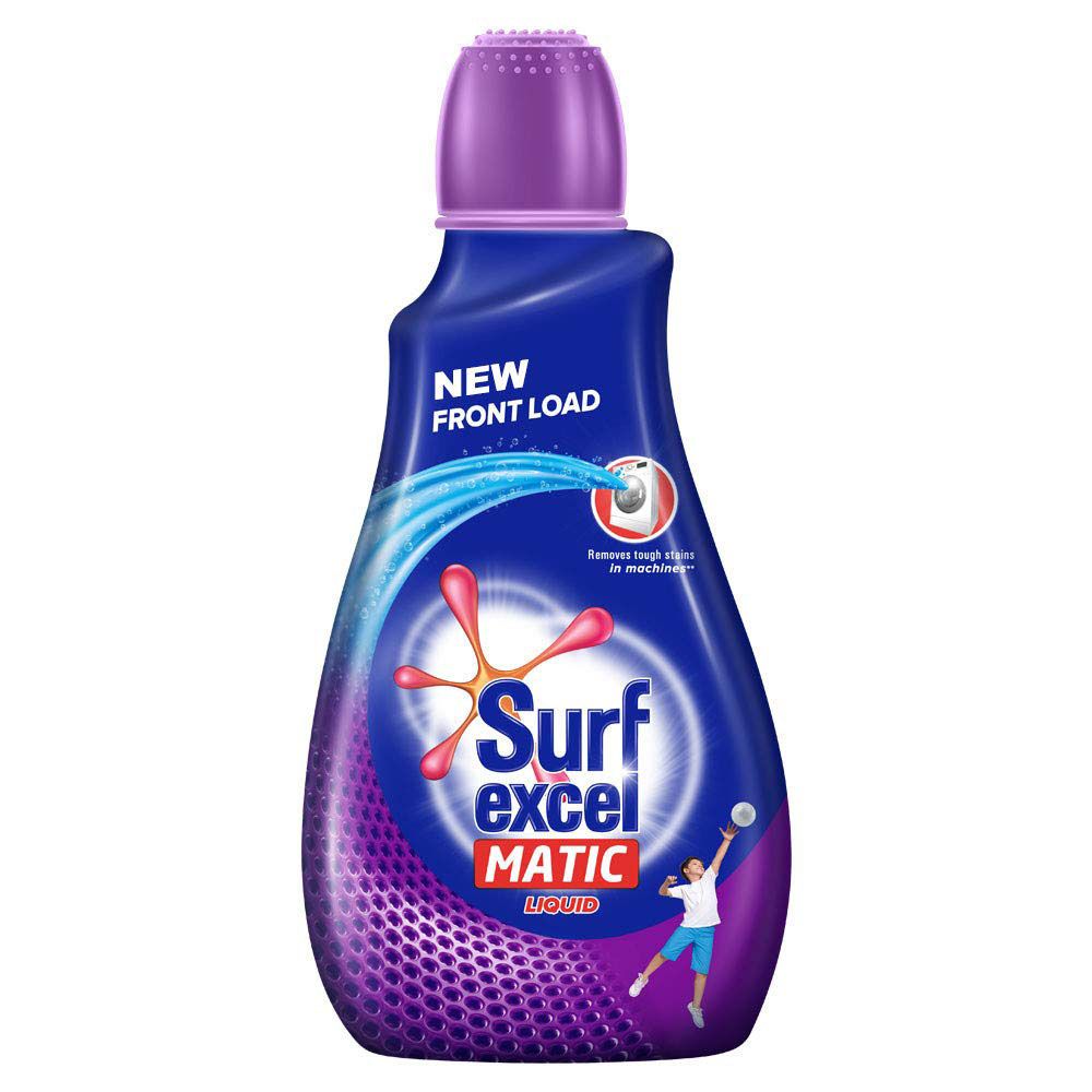 Surf Excel Matic Liquid Detergent Bottle - Front Load, 500ml