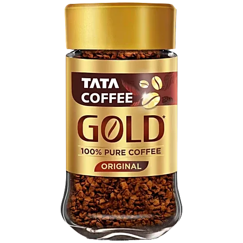 Tata Coffee Gold 100% Pure Coffee Original, 50g