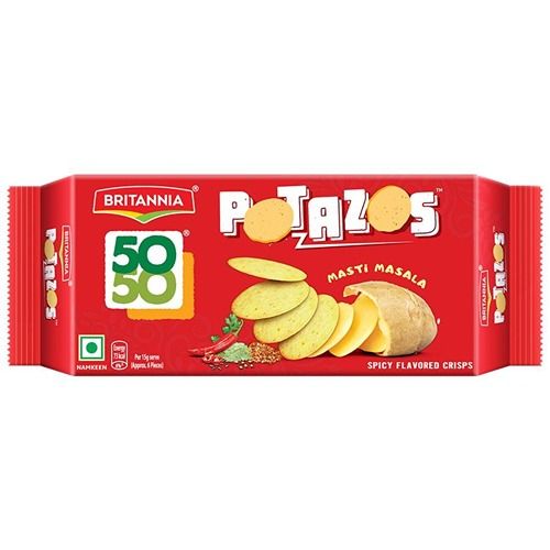Britannia 50-50 Potazos - Masti Masala, 71.5g