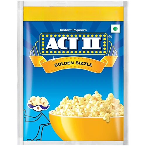 ACT II Instant Popcorn Value Pack - Golden Sizzle, 70g
