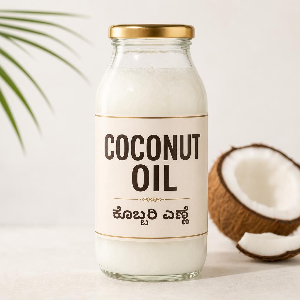 Coconut Oil, 1L (ಕೊಬ್ಬರಿ ಎಣ್ಣೆ)