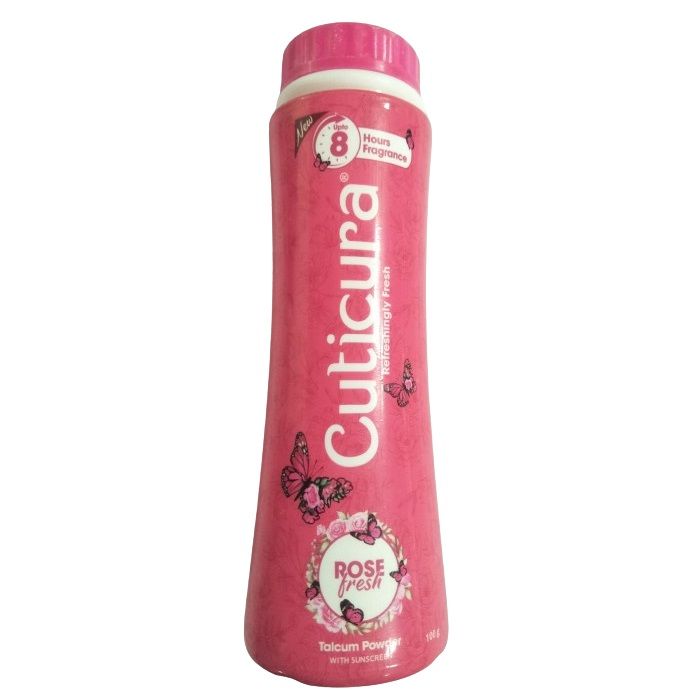 Cuticura Talcum Powder - Rose Fresh, 100g
