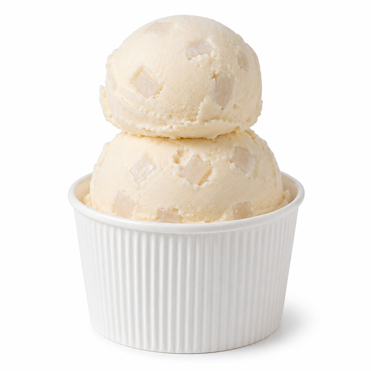 Fresh Fruit Gelato - Tender Coconut (Double Scoop)