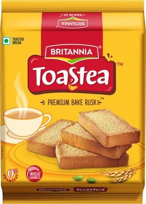 Britannia (Rs.10) Premium Bake Rusk - Toastea, 58g