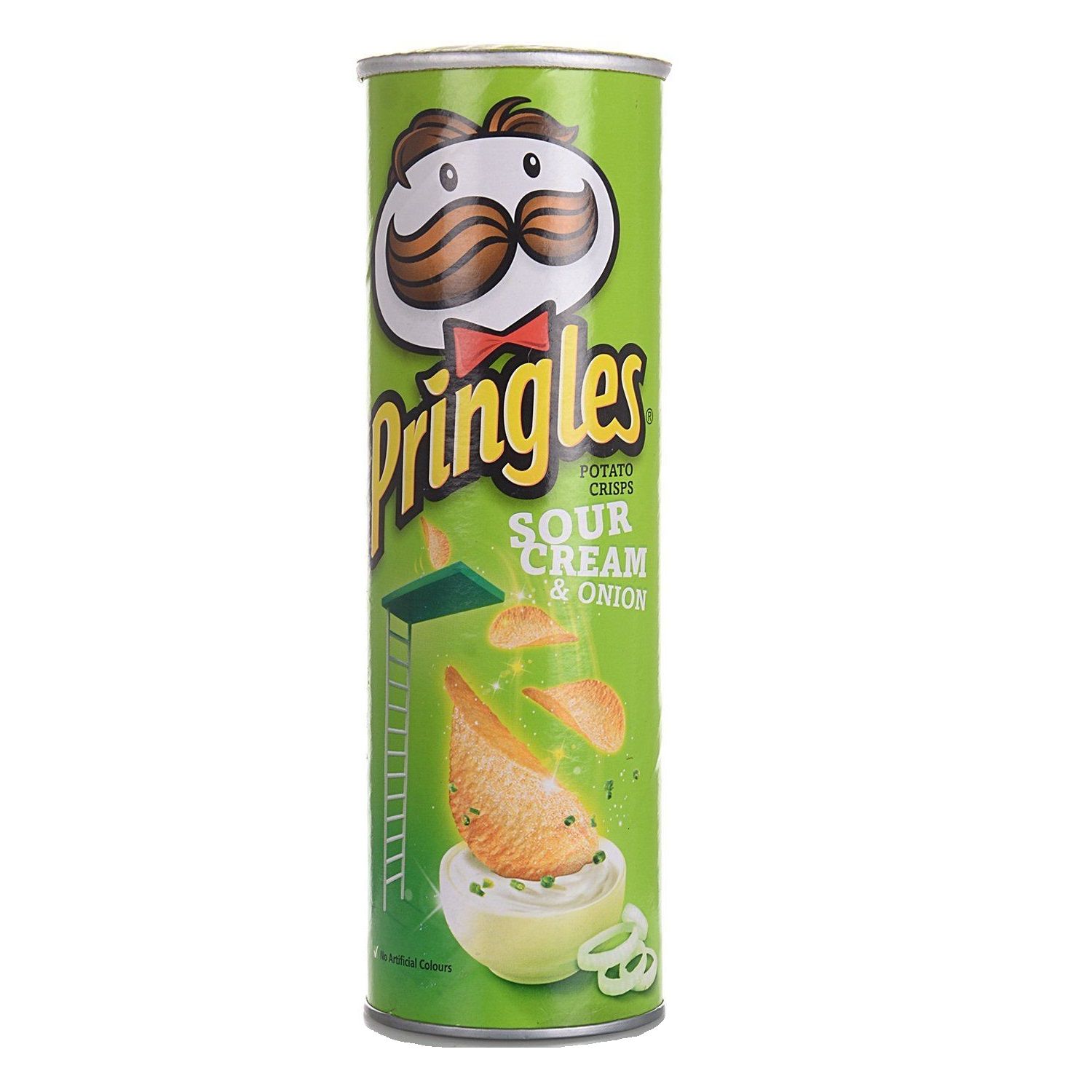 Pringles Potato Chips - Sour Cream & Onion, 107g