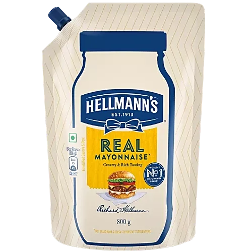 Hellmann's Real Mayonnaise - Creamy & Rich Tasting, 800g