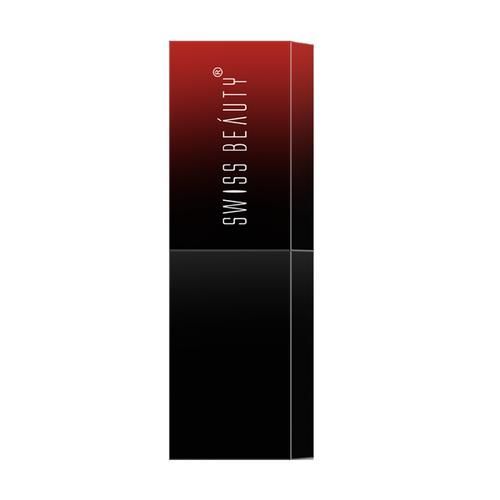 Swiss Beauty 212 HD Matte Lipstick - Orange Red 02, 3.5g
