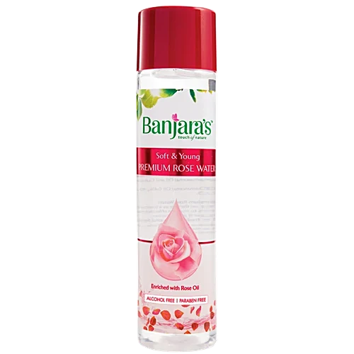 Banjara's Premium Rose Water Bottle, 30ml