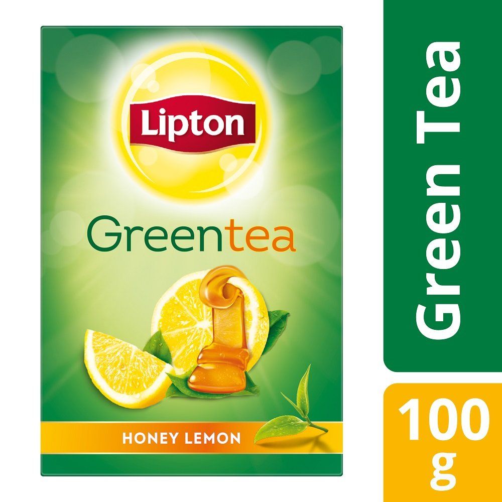Lipton Green Tea Carton - Honey & Lemon, 100g