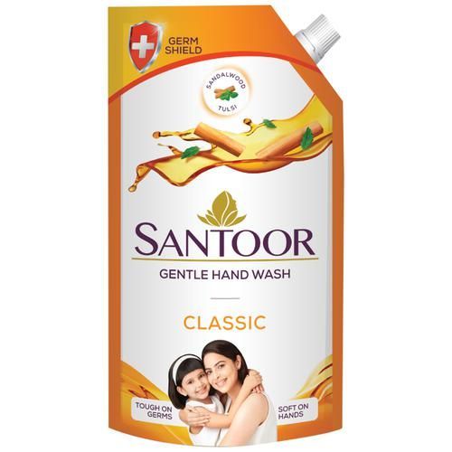 Santoor Gentle Hand Wash Refill - Classic, 700ml