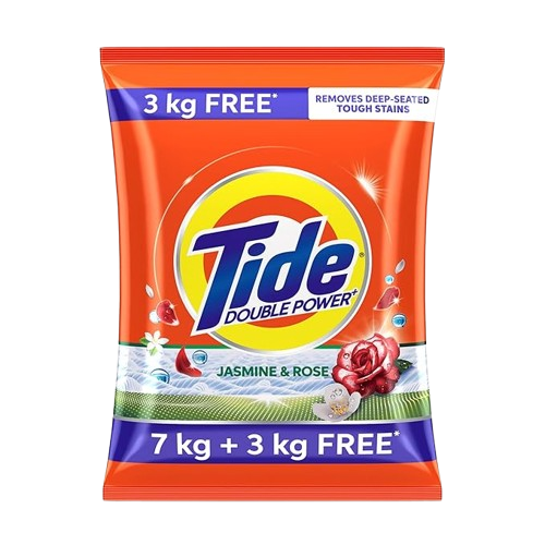 Tide Detergent Powder - Jasmine & Rose, 7kg + 3kg FREE