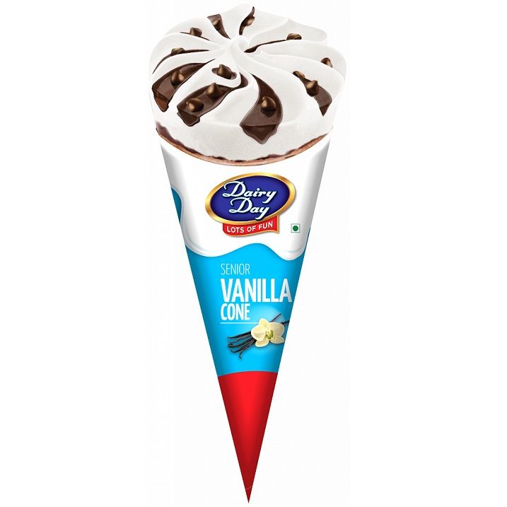 Dairy Day Cone Ice Cream - Vanilla, 65ml