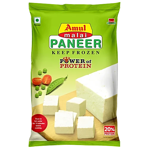 Amul Malai Paneer Cubes Carton, 200g