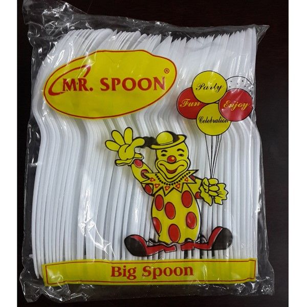 Big Plastic Spoon, 50pc