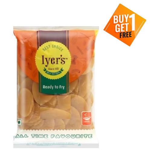 Iyer's Ready to Fry Papad - Pani Puri, 150g (Buy 1 Get 1 Free)