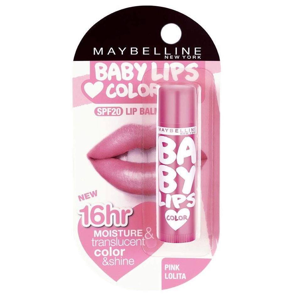 Maybelline New York Baby Lip Balm - Pink Lolita, 4g
