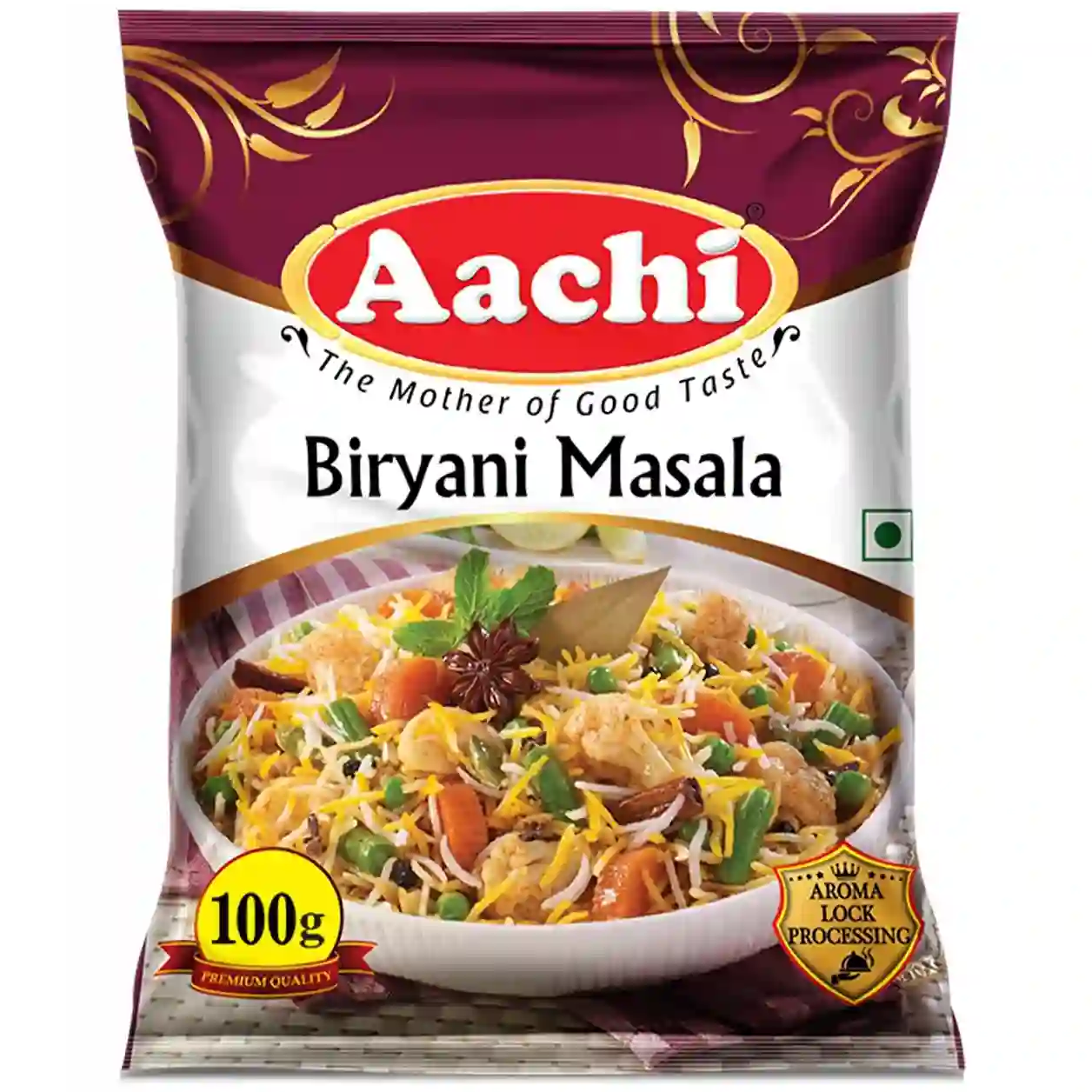Aachi Biryani Masala Powder Pouch - Chicken & Mutton, 100g