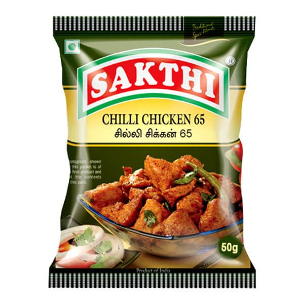 Sakthi Chilli Chicken 65 Masala Powder Pouch, 50g