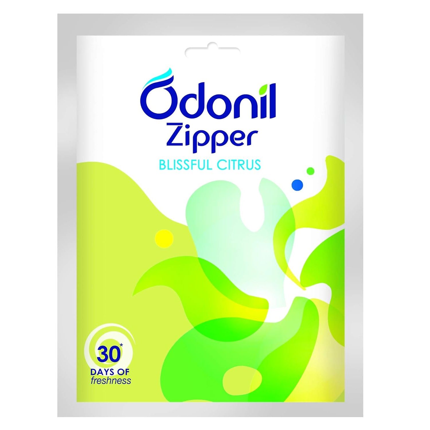 Odonil Zipper Air Freshener - Blissful Citrus, 10g