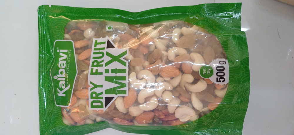 Kaibavi Mixed Dry Fruits Pouch, 500g