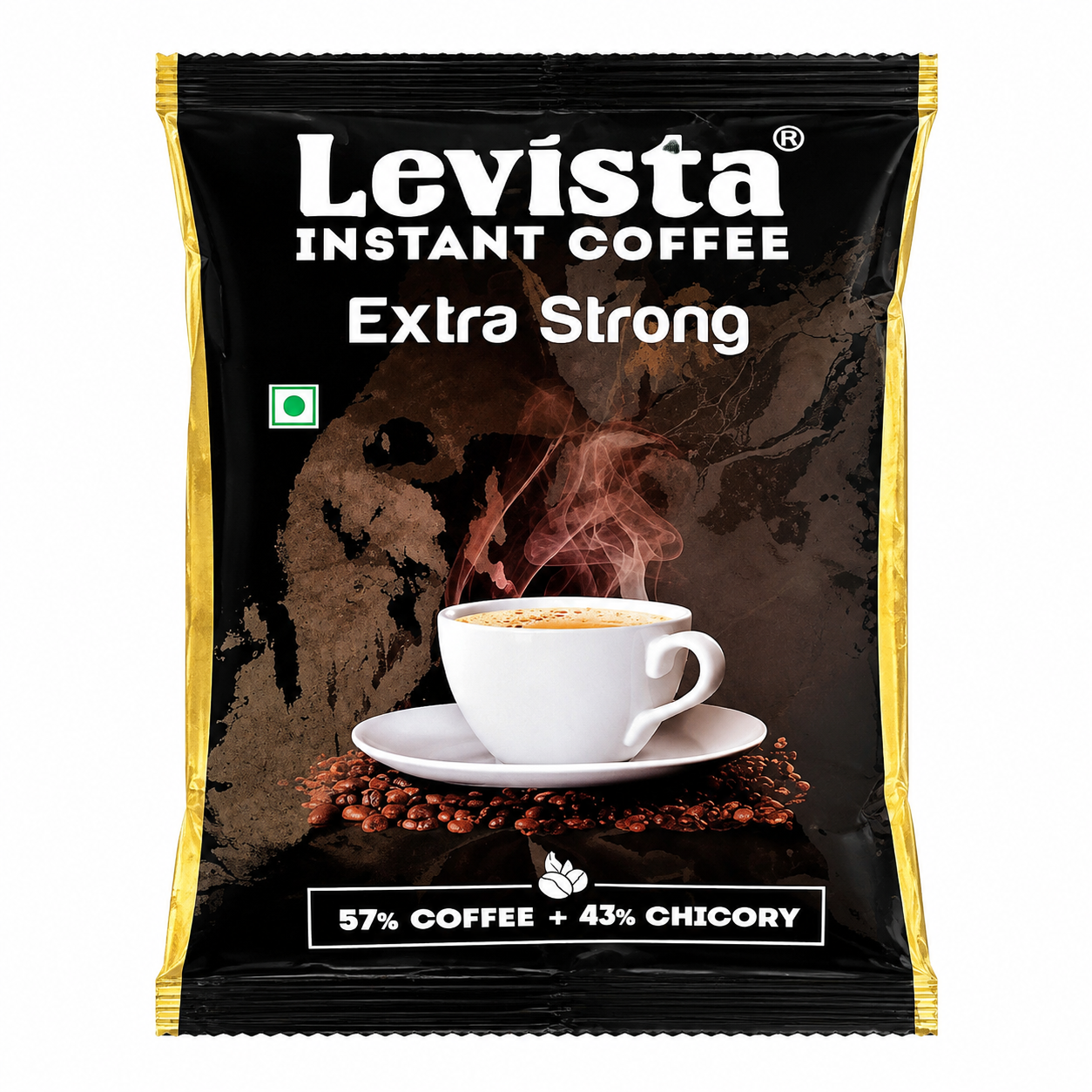Levista Extra Strong Instant Coffee Pouch, 200g