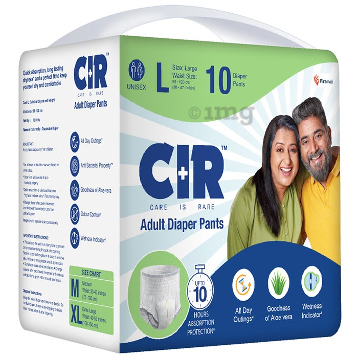 Cir Adult Diaper Pants - L, 10pcs