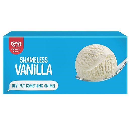 Kwality Wall's Party Pack Ice Cream Carton - Vanilla, 700ml