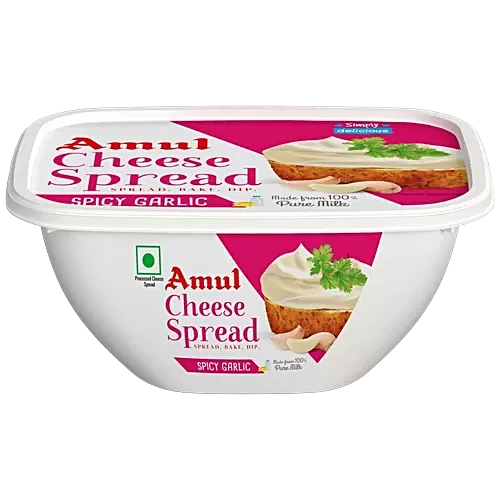 Amul Cheese Spread Spicy Garlic, 200g