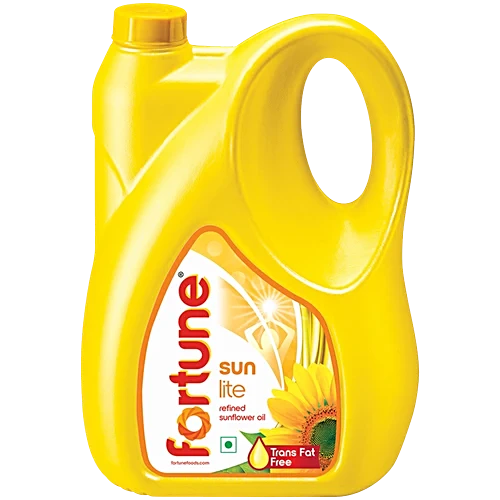Fortune Sunlite Refined Sunflower Oil Can, 3L