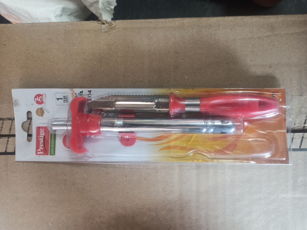 Prestige Kitchen Set, 3pc (Gas Lighter, Knife, and Peeler.)