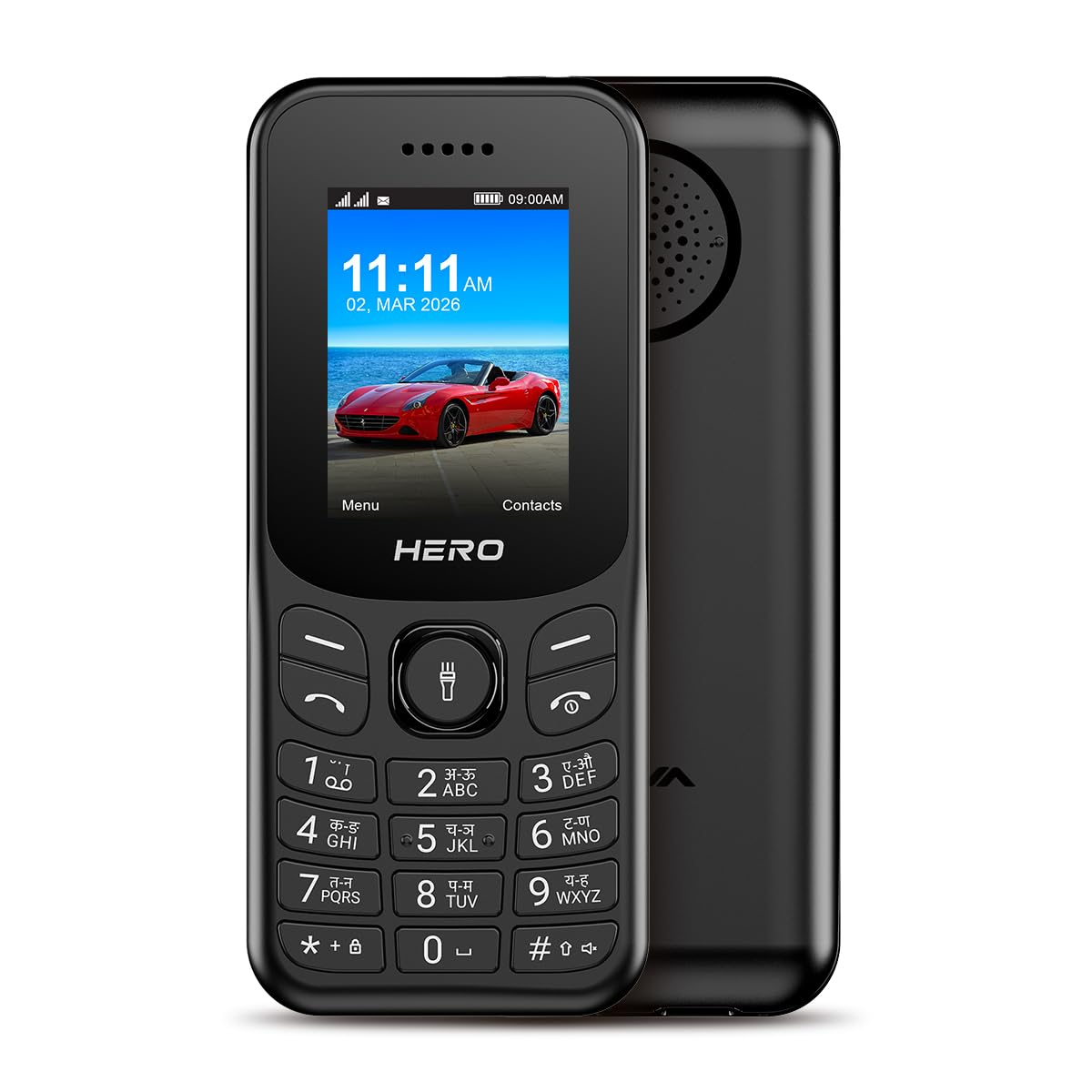 Lava | Hero Shakti 2026 | Type-C Feature Phone (Black)