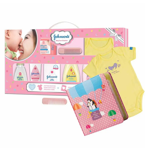 Johnson's Baby Care Collection Kit - Pink