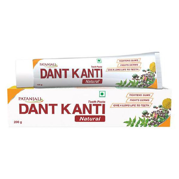 Patanjali Dant Kanti Toothpaste - Natural, 200g
