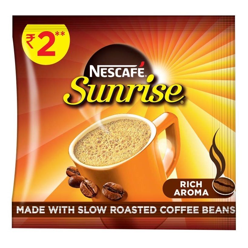 Nescafe (Rs.2) Sunrise Instant Coffee Powder Sachet, 2.2g