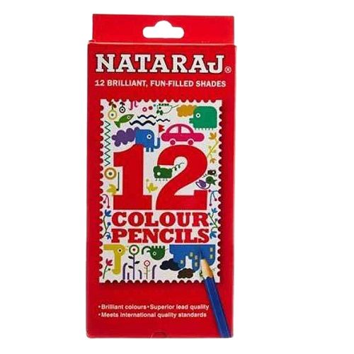 Nataraj Colour Pencil Full Size, 12 Shades